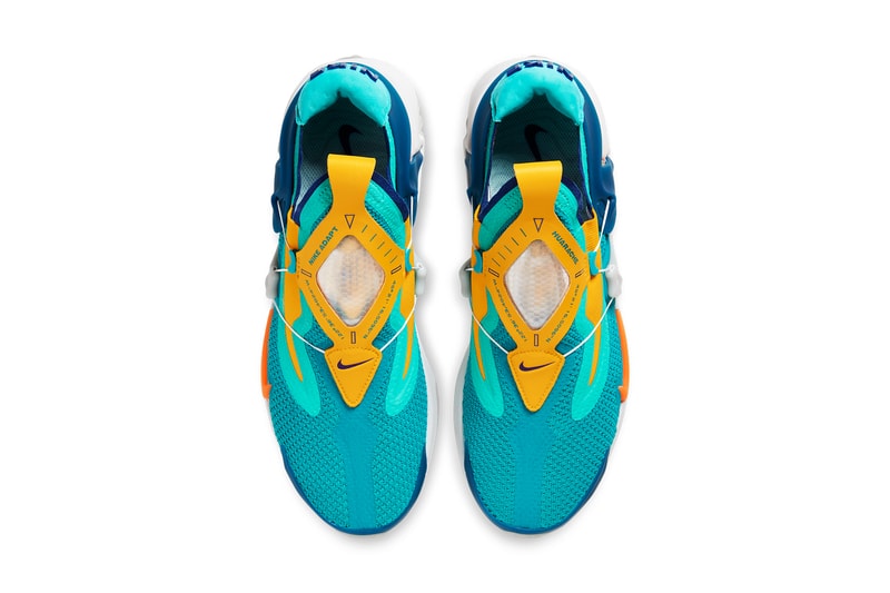 nike adapt huarache hyper jade total orange self lacing bv6397 300 release date info photos price