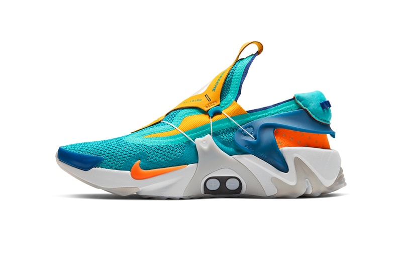 nike adapt huarache hyper jade total orange self lacing bv6397 300 release date info photos price