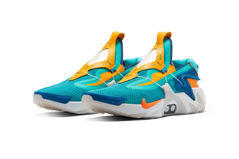 nike adapt huarache hyper jade total orange self lacing bv6397 300 release date info photos price