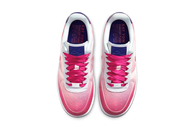 nike air force 1 low kay yow cancer fund pink white navy CT1092 100 release date info photos price