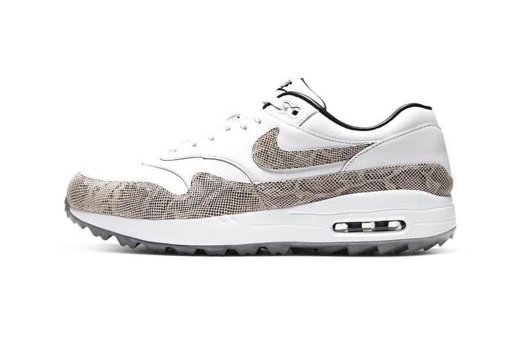 Nike's Air Max 1 G NRG Gets a Crisp Snakeskin-Covered "White/Atmosphere Grey" Makeover
