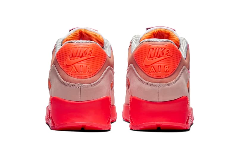 Nike Air Max 90 PRM Platinum Crimson Bright Purple Release Info Date Buy