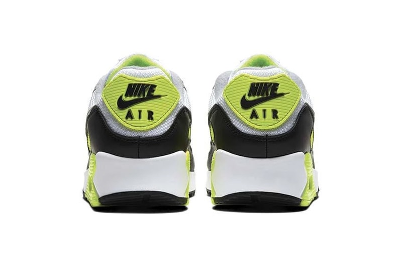 nike air max 90 white particle grey volt black og CD0881 103 30th anniversary release date info photos price