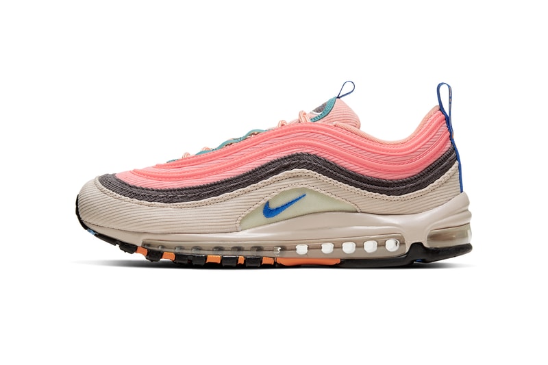 nike air max 97 98 corduroy CQ7512 046 462 desert sand light blue CQ7513 044 814 thunder grey amber rise release date info photos price
