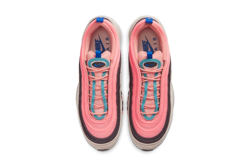 nike air max 97 98 corduroy CQ7512 046 462 desert sand light blue CQ7513 044 814 thunder grey amber rise release date info photos price