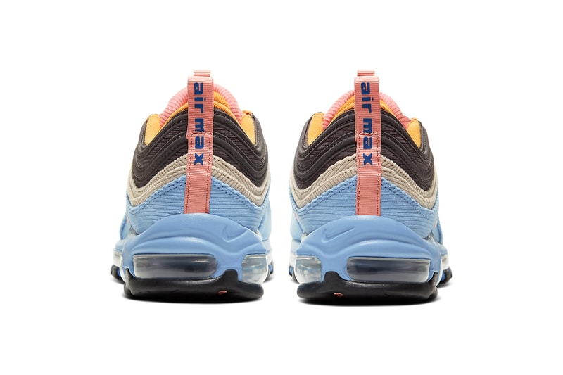 nike air max 97 98 corduroy CQ7512 046 462 desert sand light blue CQ7513 044 814 thunder grey amber rise release date info photos price