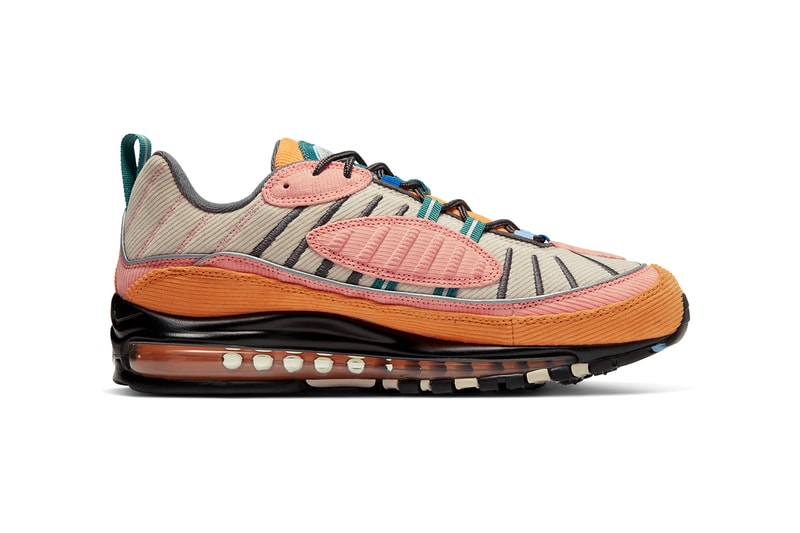 nike air max 97 98 corduroy CQ7512 046 462 desert sand light blue CQ7513 044 814 thunder grey amber rise release date info photos price