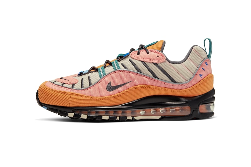 nike air max 97 98 corduroy CQ7512 046 462 desert sand light blue CQ7513 044 814 thunder grey amber rise release date info photos price