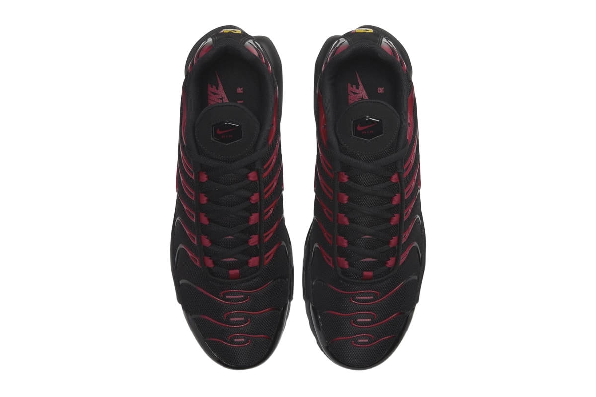 Nike Air Max Plus University Red Black Release info date Buy Gold 