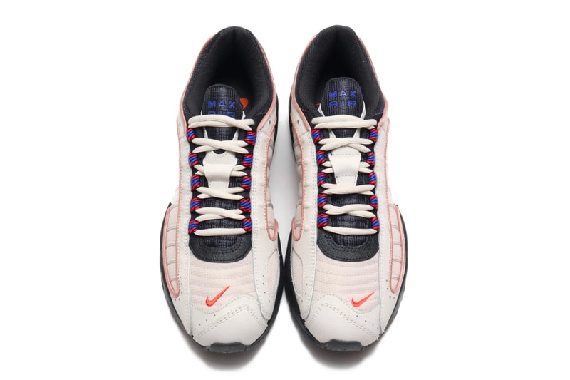 Nike Air Max Tailwind IV SE  Phantom Desert Sand MTLC RED BRONZE fall winter holiday 2019 cj9681 001 navy red sneakers footwear shoes trainers runners 1990 retro swoosh