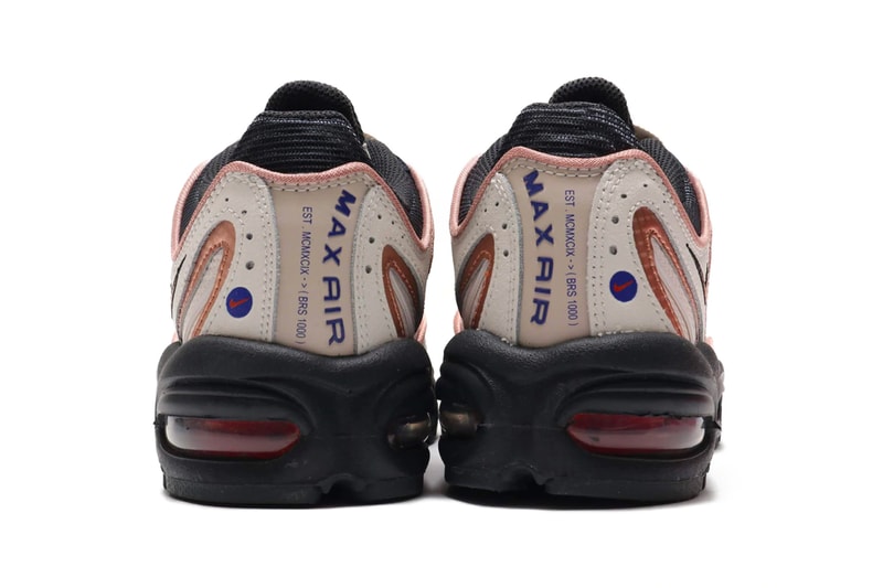 Nike Air Max Tailwind IV SE  Phantom Desert Sand MTLC RED BRONZE fall winter holiday 2019 cj9681 001 navy red sneakers footwear shoes trainers runners 1990 retro swoosh
