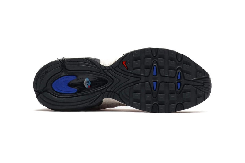 Nike Air Max Tailwind IV SE  Phantom Desert Sand MTLC RED BRONZE fall winter holiday 2019 cj9681 001 navy red sneakers footwear shoes trainers runners 1990 retro swoosh