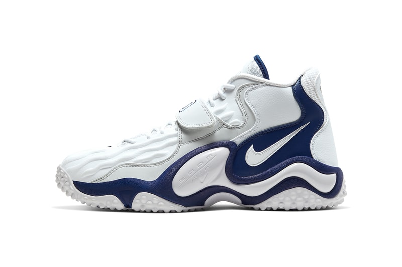 nike air zoom turf jet 97 barry sanders detroit lions thanksgiving white deep royal blue CW6680 100 release date info photos price 