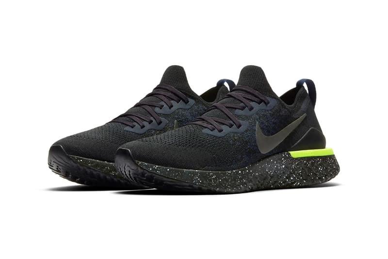 nike epic react flyknit 2 se black sequoia green mountain white sneakers release 