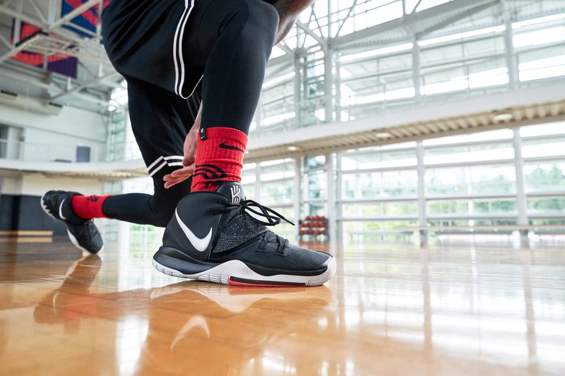 nike kyrie irving 6 jet black white red blue release date info photos price