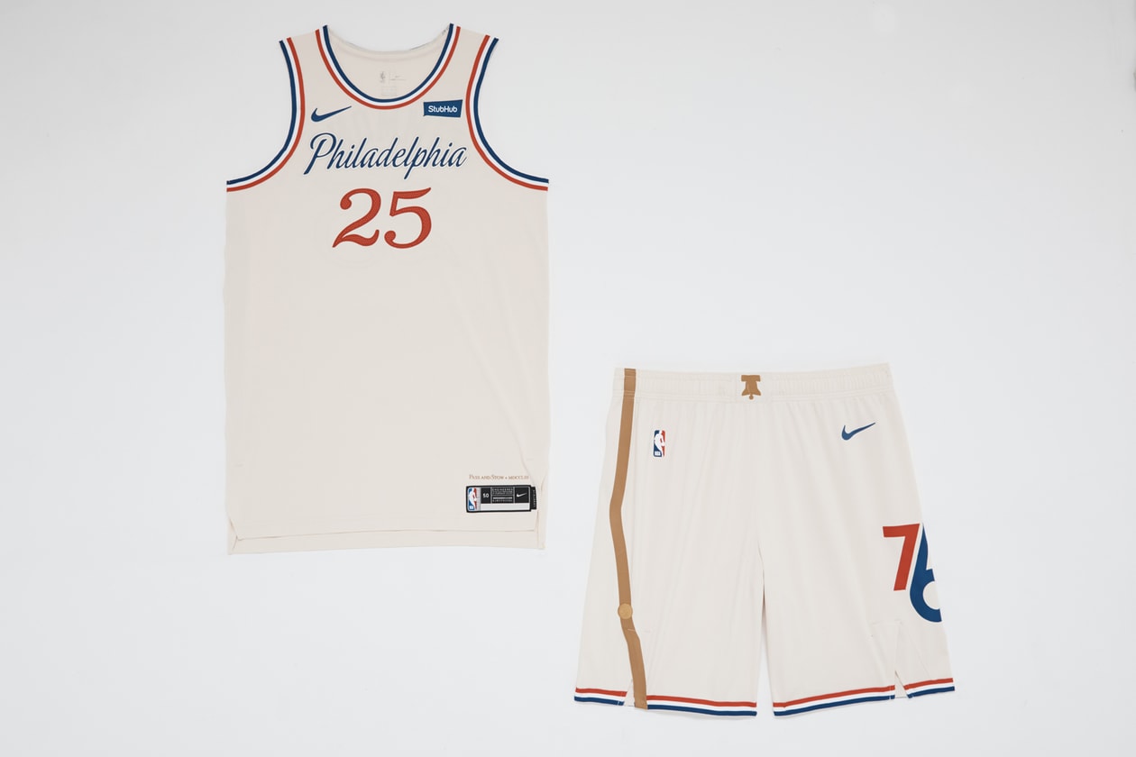 Philadelphia 76ers Nike City Edition Swingman Performance Shorts