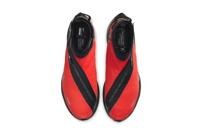 nike pegasus turbo shield waterproof habanero red black metallic silver bq1896 600 release date info photos price