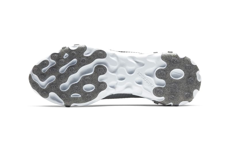 Nike React Element 55 Silver Black Quilted Grid Release Info CI3835-001 CI3835-002 grey white