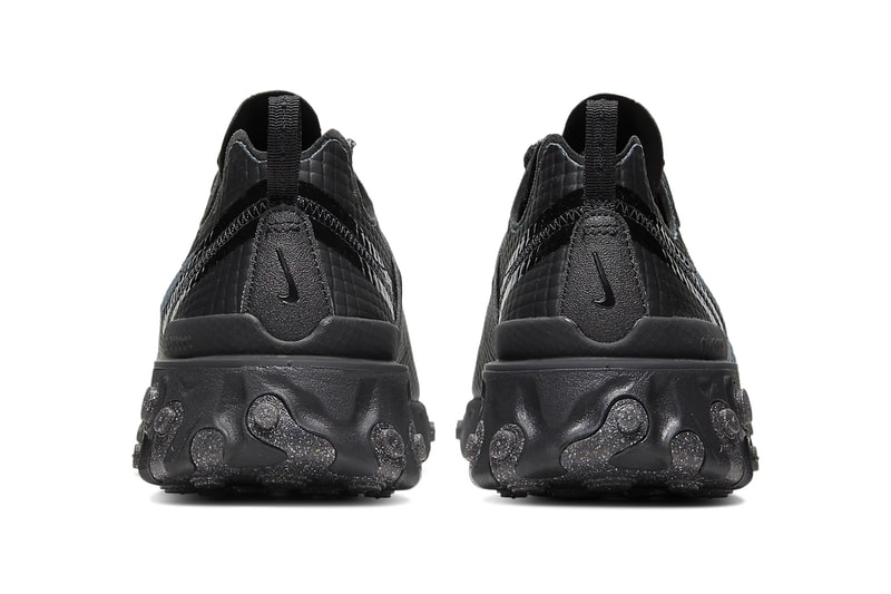 Nike React Element 55 Silver Black Quilted Grid Release Info CI3835-001 CI3835-002 grey white