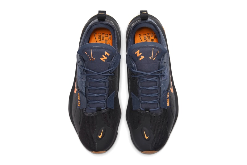 Nike React Type GTX Black Light Carbon thunder gray Bright Ceramic shoes sneakers footwear trainers runners gore tex waterproof reconstructed swoosh BQ4737-001