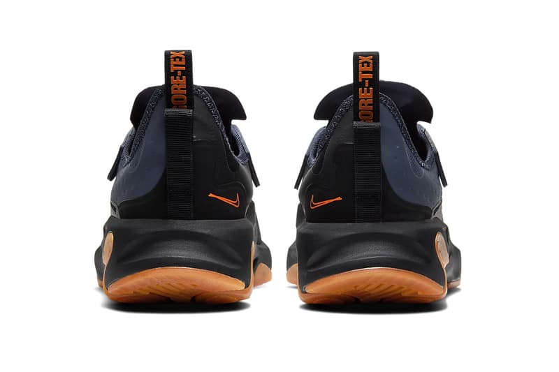 Nike React Type GTX Black Light Carbon thunder gray Bright Ceramic shoes sneakers footwear trainers runners gore tex waterproof reconstructed swoosh BQ4737-001