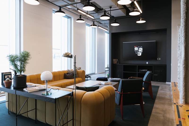Inside Nike New S23NYC Studio seaport south street new york city nyc office hq headquarters ron faris sneakers culture sneakerhead digital webstore ecommerce