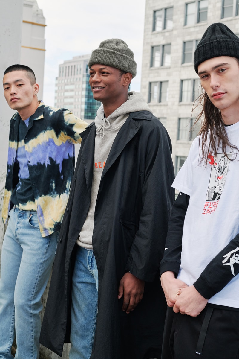 Nordstrom Men's Concept 007 "BEAMS" Pop-Up Shop collaboration capsule collection teatora sasquatchfabrix orslow teatora flagstuff plus couture womens mens home japan november 2019 7 january 2020 store