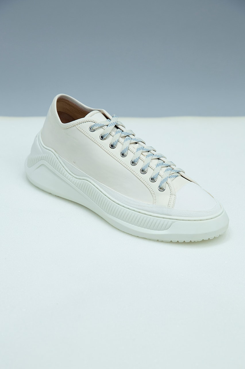 OAMC Free Solo Sneakers FW19 Release Information First Look Custom Made First Look Clean Sneaker Footwear Drop Cop Made in Italy Premium Leather Rubber "Off White" "Black" "Ivy" Colorways