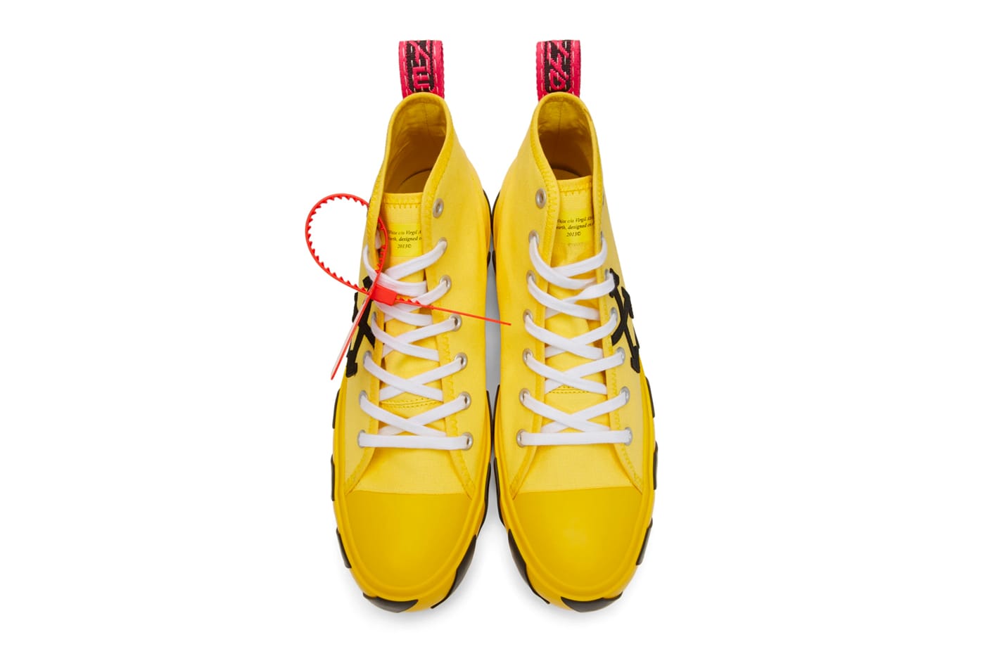 off white colorful sneakers