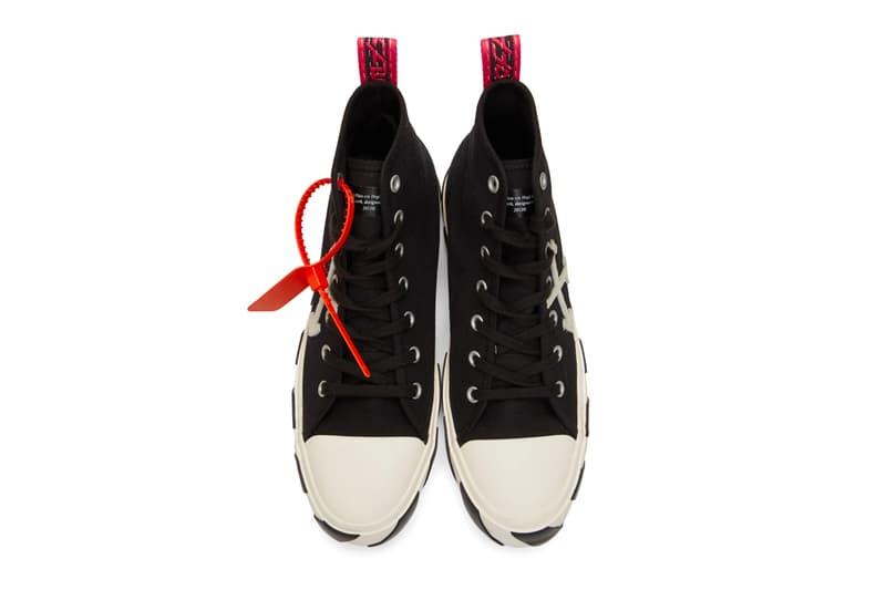 Off White Arrows Mid Top Sneaker Release Yellow White Black Info Date Virgil Abloh
