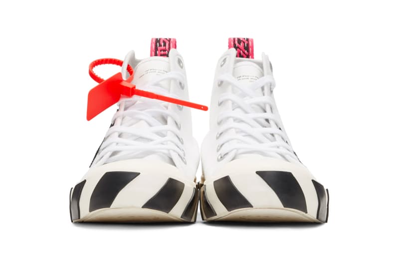 Off White Arrows Mid Top Sneaker Release Yellow White Black Info Date Virgil Abloh