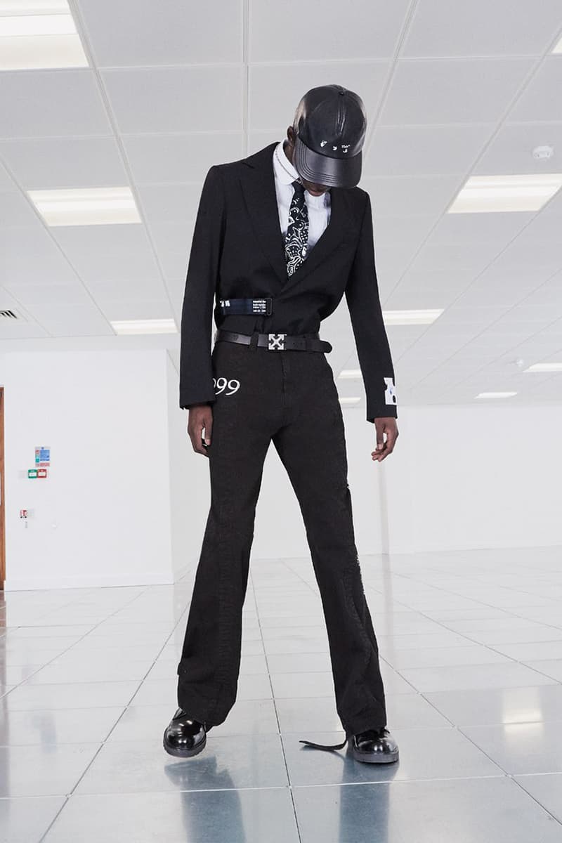 Off-White™ Pre-Fall 2020 "Pivot" Collection Lookbook Menswear Virgil Abloh Ready to Wear Drop Release First Look High End Streetwear Sartorial Fashion Tailoring