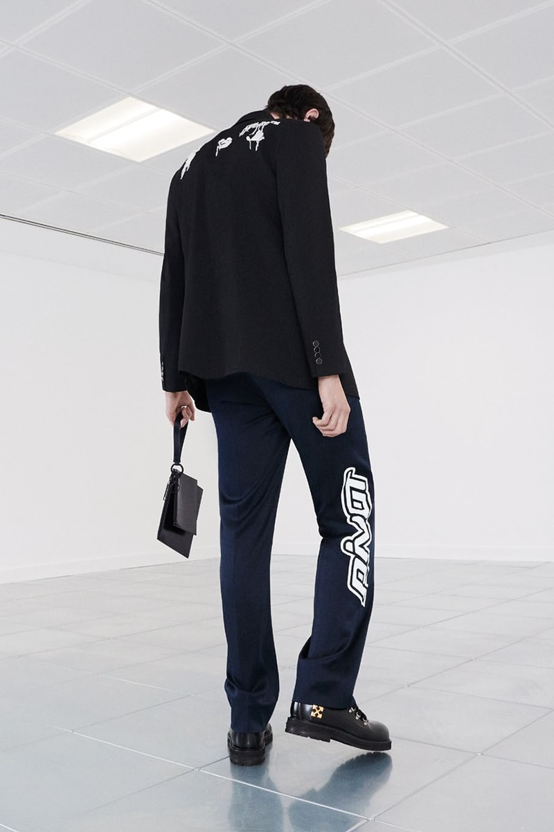 Off-White™ Pre-Fall 2020 "Pivot" Collection Lookbook Menswear Virgil Abloh Ready to Wear Drop Release First Look High End Streetwear Sartorial Fashion Tailoring