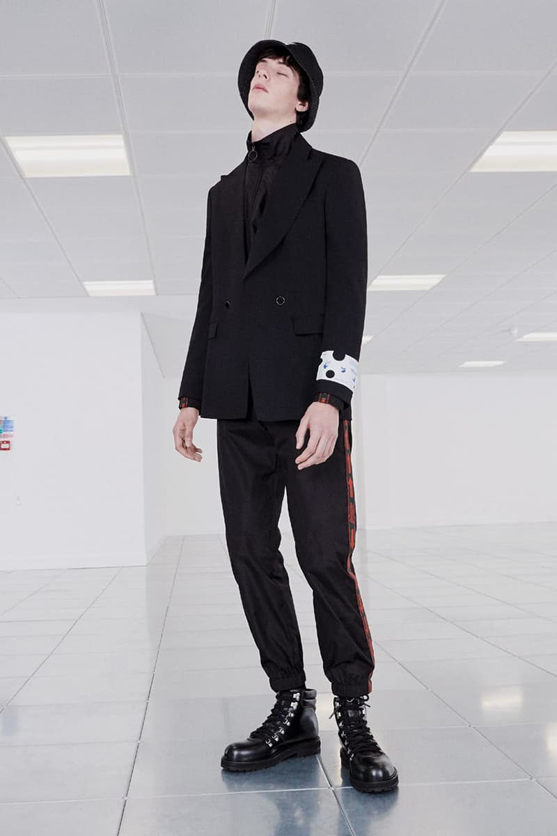 Off-White™ Pre-Fall 2020 "Pivot" Collection Lookbook Menswear Virgil Abloh Ready to Wear Drop Release First Look High End Streetwear Sartorial Fashion Tailoring