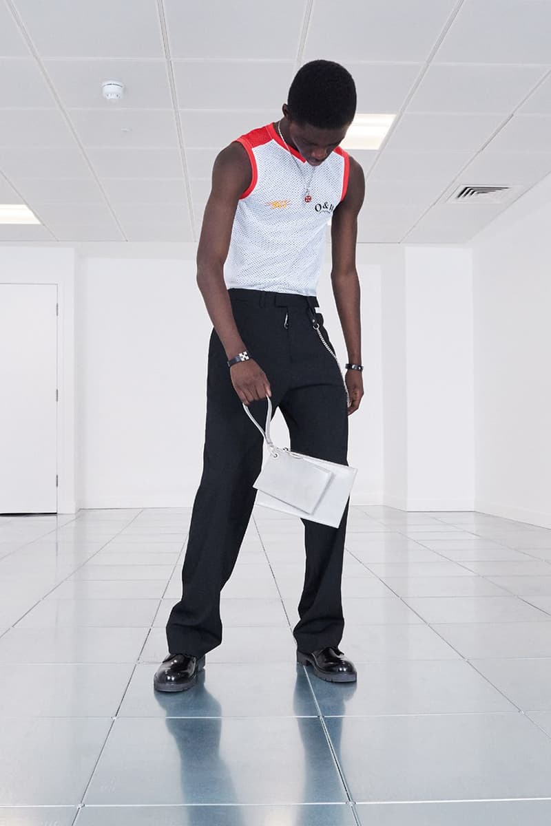 Off-White™ Pre-Fall 2020 "Pivot" Collection Lookbook Menswear Virgil Abloh Ready to Wear Drop Release First Look High End Streetwear Sartorial Fashion Tailoring