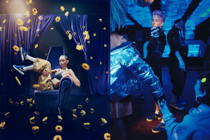 StockX Nike x Olivia Kim No Cover Capsule 90's Inspired Theme Collection Nordstrom Air Force 1 Low Air Mowabb Air Footscape Air Max 98 Air Jordan 4 Black Cat