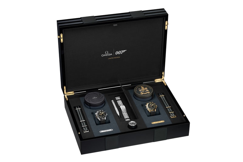 OMEGA Seamaster Diver 300M James Bond Set Black 18K Yellow Gold On Her Majesty’s Secret Service
