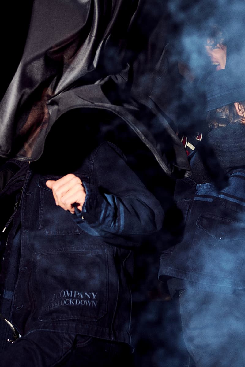 One Block Down x C.P. Company Tenth Anniversary Capsule Collection Lookbook First Look Massimo Osti Italian Sportswear Classic Workwear Pieces Over-Dyeing Goggle Hoodie Anorak Bucket Hats T-Shirt Hoodie Campaign