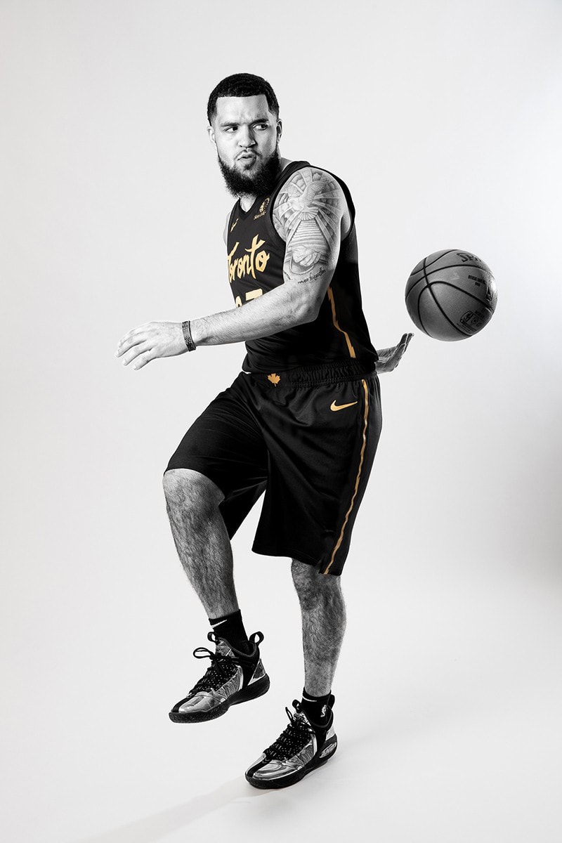 OVO Unveils Toronto Raptors' City Edition Uniform october's very own basketball nba 2019 champions drake black gold sunlife