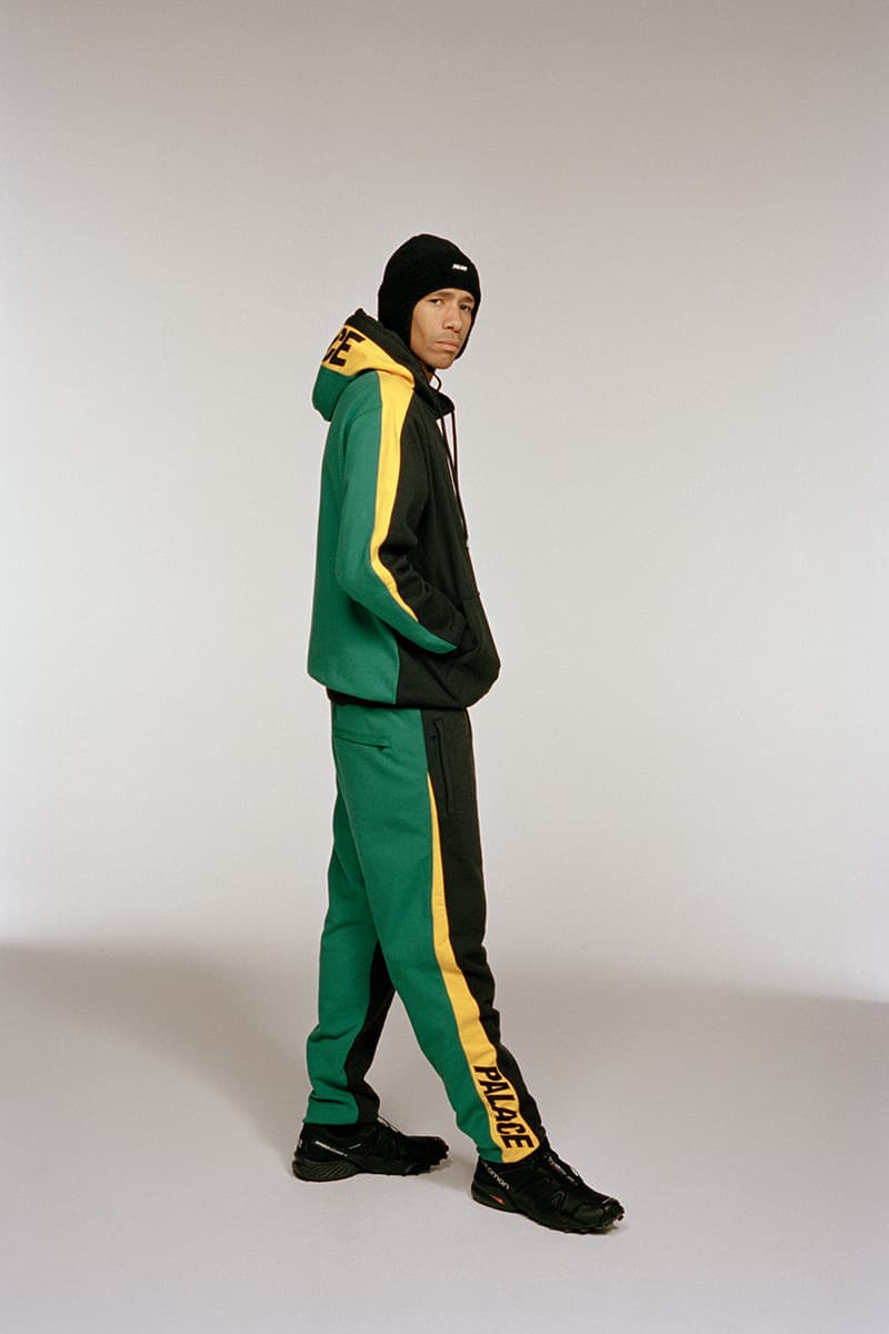 palace skateboards ultimo 2019 lookbook collection buy cop purchase london japan la los angeles new york store release information tracksuit puffa jacket parka camouflage