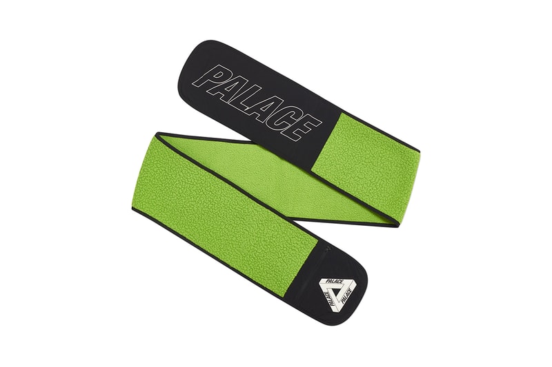 Palace Ultimo 2019 Accessories & Hardware Capsule Collection Seasonal Pieces Polartec Scarf Neck Warmer Gaiter Dominoes Sticker Pack Skate Tool London "Duck Out" Keyring Silver