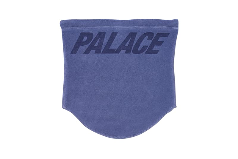 Palace Ultimo 2019 Accessories & Hardware Capsule Collection Seasonal Pieces Polartec Scarf Neck Warmer Gaiter Dominoes Sticker Pack Skate Tool London "Duck Out" Keyring Silver