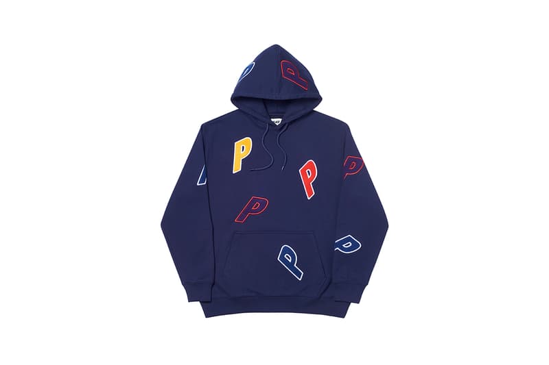 palace ultimo 2019 tops sweatshirts hoodies repeated P logo triferg sofar minimal buy cop purchase knitwear release information london lookbook