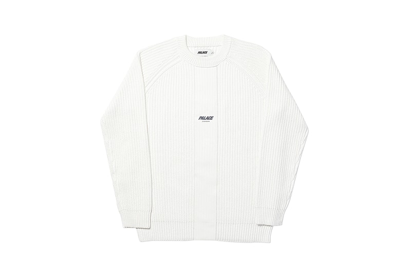 palace ultimo 2019 tops sweatshirts hoodies repeated P logo triferg sofar minimal buy cop purchase knitwear release information london lookbook