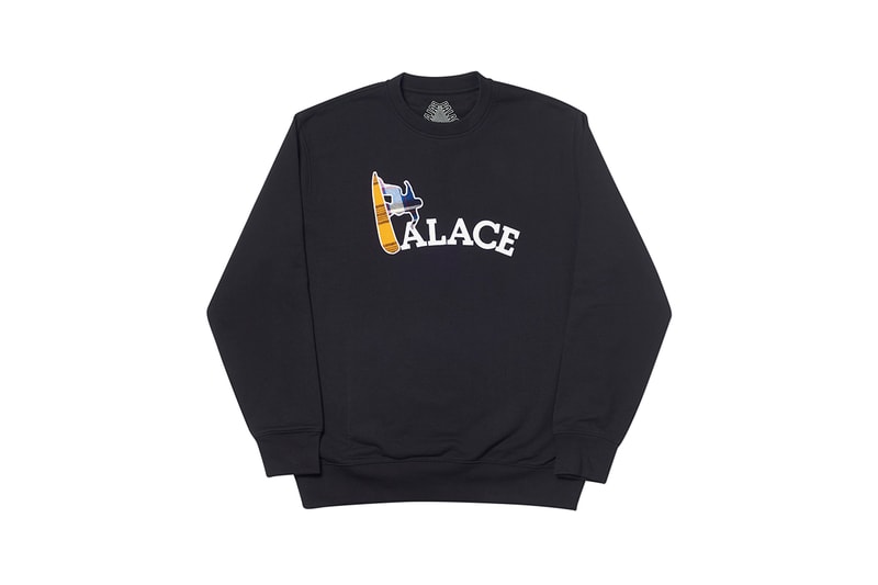 palace ultimo 2019 tops sweatshirts hoodies repeated P logo triferg sofar minimal buy cop purchase knitwear release information london lookbook