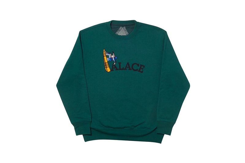 palace ultimo 2019 tops sweatshirts hoodies repeated P logo triferg sofar minimal buy cop purchase knitwear release information london lookbook