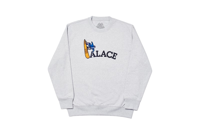 palace ultimo 2019 tops sweatshirts hoodies repeated P logo triferg sofar minimal buy cop purchase knitwear release information london lookbook