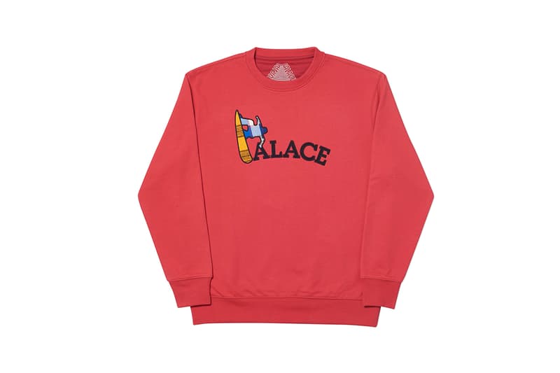 palace ultimo 2019 tops sweatshirts hoodies repeated P logo triferg sofar minimal buy cop purchase knitwear release information london lookbook