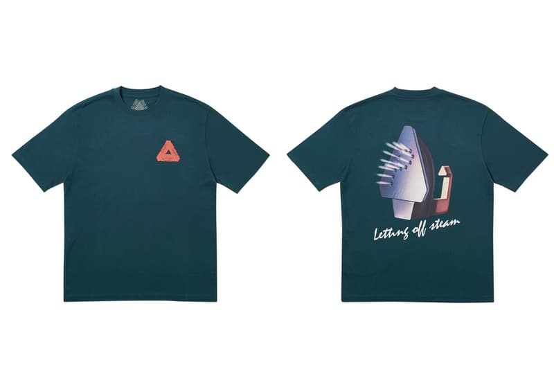 Palace Ultimo 2019 Tees Short Sleeve Long Sleeve Muscle Bicep Triferg Logo Print Bold Colors Heatmap Mountains Logos Branding London Skateboarding Letting off Steam Iron Mad Maximus 