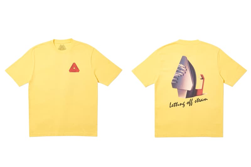 Palace Ultimo 2019 Tees Short Sleeve Long Sleeve Muscle Bicep Triferg Logo Print Bold Colors Heatmap Mountains Logos Branding London Skateboarding Letting off Steam Iron Mad Maximus 